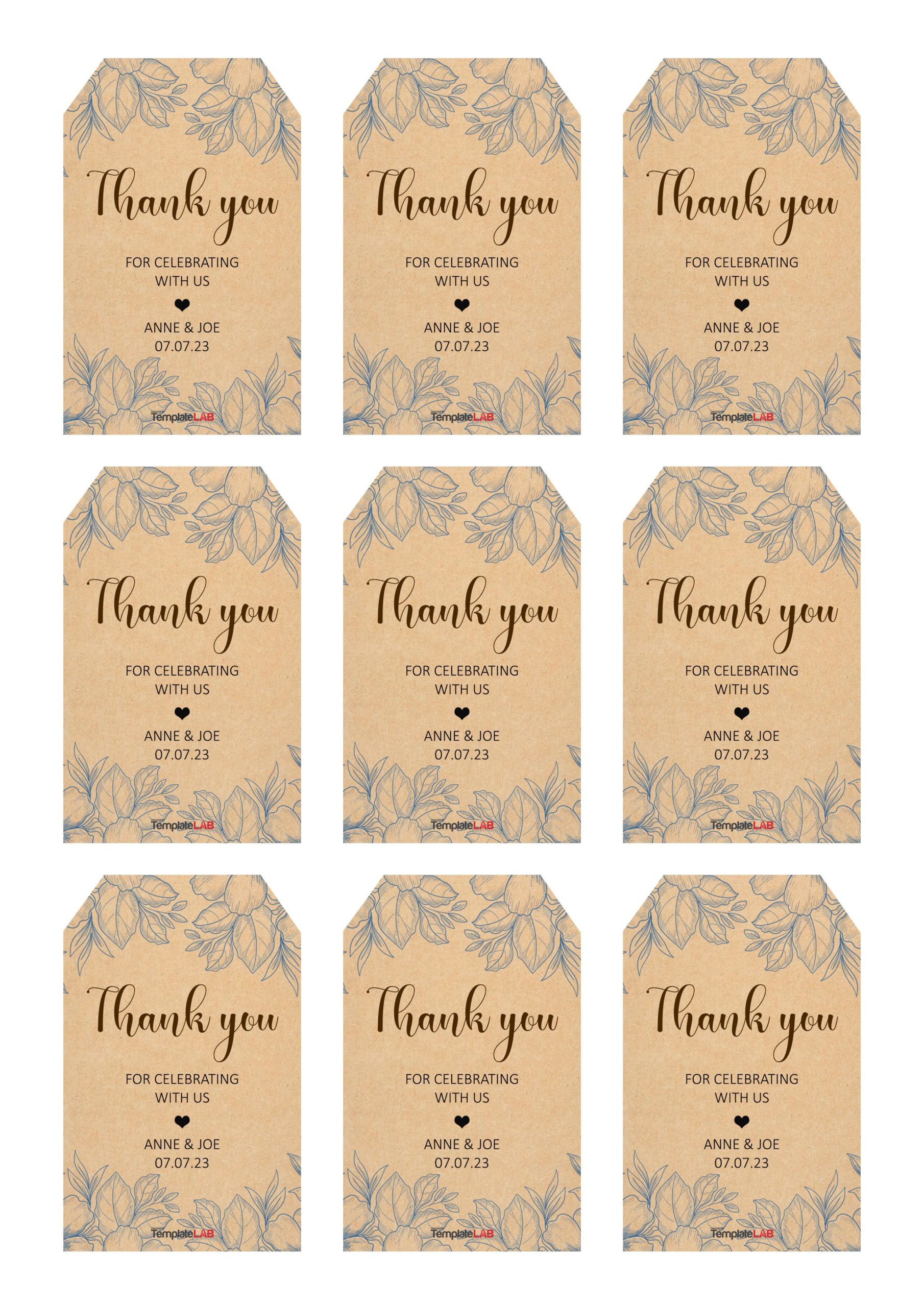 19 Free Editable Gift Tag Templates [Word, PPTX, PSD]